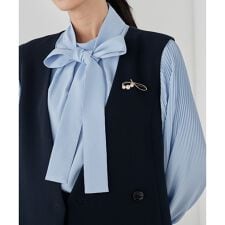 パール調ニュアンスブローチ