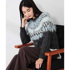 アー・ヴェ・ヴェ(a.v.v)の【2WAY】フェアアイルニットカーディガン