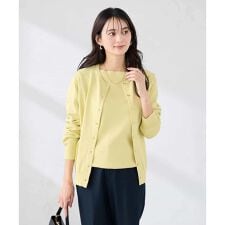 【洗える/UVカット】クルーネックカーディガン