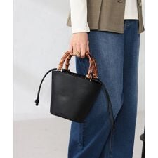 【雑誌InRed(宝島社)4月号掲載】バンブーハンドルミニバケツトート