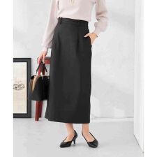 【洗える】ストレッチナロースカート