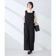 スクエアネックオールインワン