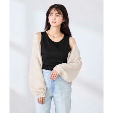 【前後2WAY】ラメタンクトップ