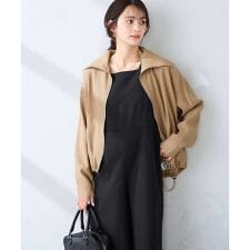 スタンドカラーセミシアーブルゾン