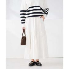 ナイロン切替スカート