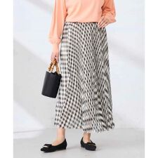【雑誌InRed(宝島社)4月号掲載】ギンガムチェックプリーツスカート