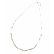 アシンメトリーパール調ネックレス