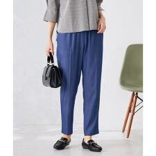 ［支持率NO.1/接触冷感/速乾/UVカット/イージーケア］イージーテーパードパンツ