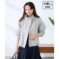 【低身長サイズ】ナイロンワッシャーブルゾン