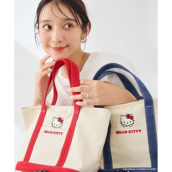 HELLO KITTY 刺繍キャンバスバッグ | アー・ヴェ・ヴェ(a.v.v