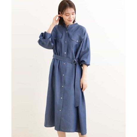 テンセルデニムワンピース 洗える Mk ミッシェルクラン Mk Michel Klein Fkefp ファッション通販 マルイウェブチャネル