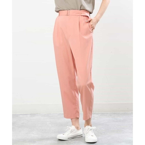 ベルト付きテーパードパンツ/洗える | MK ミッシェルクラン(MK MICHEL