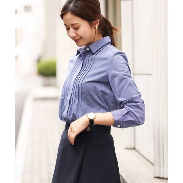 【24AW/新色登場/通勤におすすめ/洗える】ストレッチジャージシャツ 再登場/通勤におすすめ/洗える】ストレッチジャージシャツ | MK