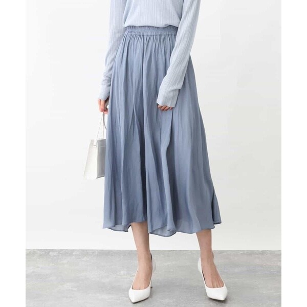 サテンガウチョパンツ/接触冷感/洗える | MK ミッシェルクラン(MK