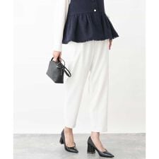 【通勤におすすめ/洗える】ドライオックスベルト付きパンツ