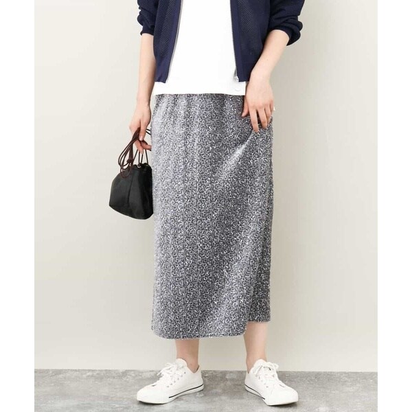 24AW/トレンド/洗える】ベロアスパンコールナロースカート | MK
