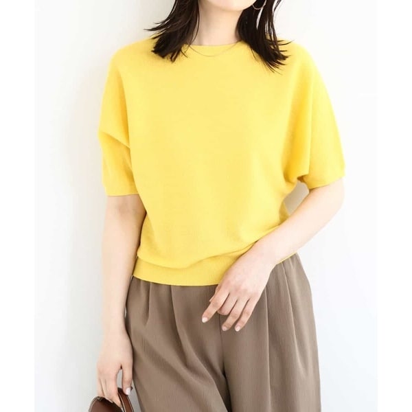 新品❤️アルチビオ❤️イエロー ロゴ入り クルーネックセーター 新品❤️アルチビオ❤️イエロー ロゴ入り クルーネックセーター