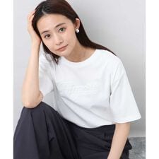 リラックスシルエット ロゴTシャツ/接触冷感/洗える