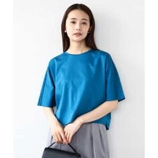 【接触冷感/洗える】クロップド丈ドルマンスリーブカットソー