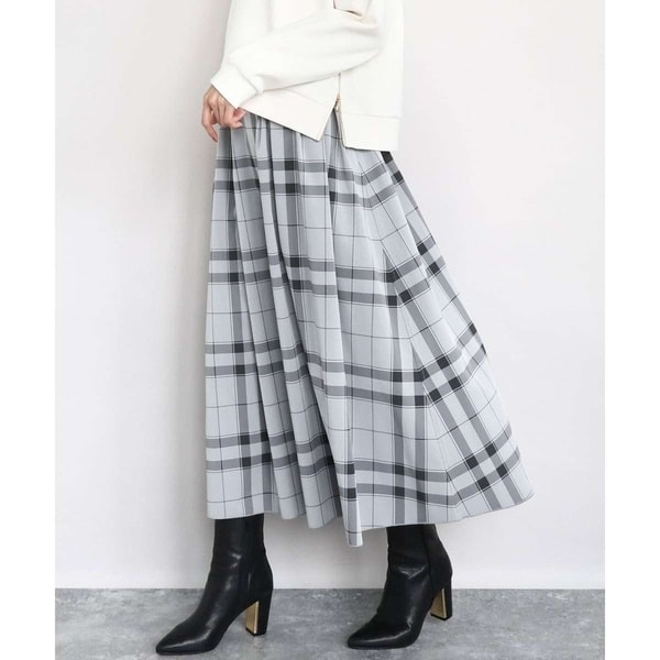 リバーシブルチェックスカート/洗える | MK ミッシェルクラン(MK