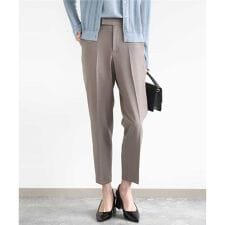 MK ミッシェルクラン(MK MICHEL KLEIN)のメランジ調テーパードパンツ/セットアップ対応/洗える