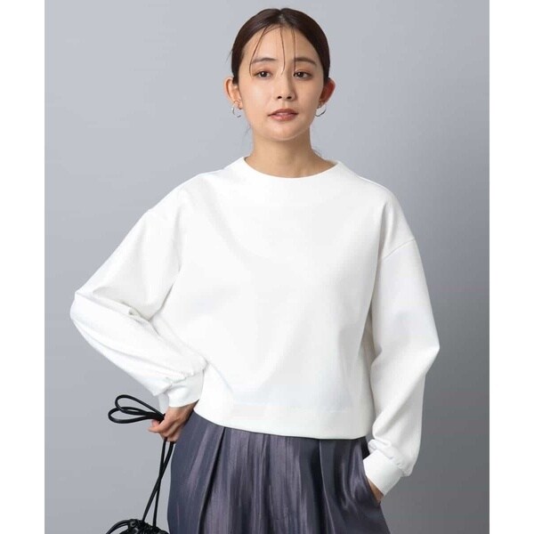 MK ミッシェルクラン（MK MICHEL  ）/【着心地抜群/洗える】バッグファスナーデザイン ポンチカットソー 着心地抜群/洗える】バッグファスナーデザイン ポンチカットソー | MK