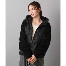 MK ミッシェルクラン(MK MICHEL KLEIN)の<追加>【今年も登場/本命コート】ニットスリーブダウンブルゾン