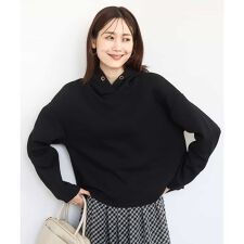 【肌触り抜群/洗える】クロップド丈ダンボールフーディー