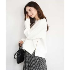 【クロップド丈/洗える】クロップド丈ダンボールプルオーバー