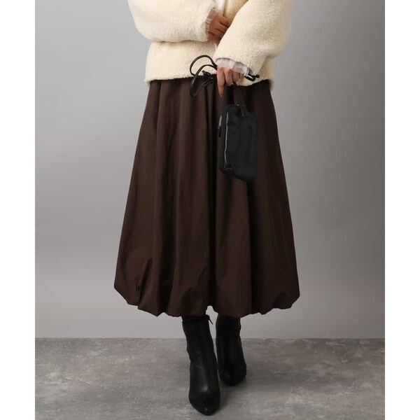 ウエストゴム/洗える】ブライトシアープリーツスカート | MK