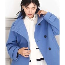 MK ミッシェルクラン(MK MICHEL KLEIN)の[超軽量]エアリアルウール スタンドカラーショートコート