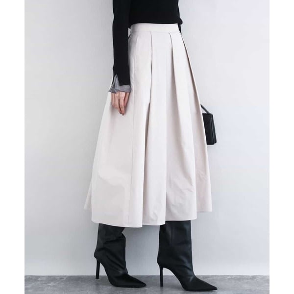 ストレッチタフタ フレアスカート≪洗濯機で洗える≫ | ロートレアモン