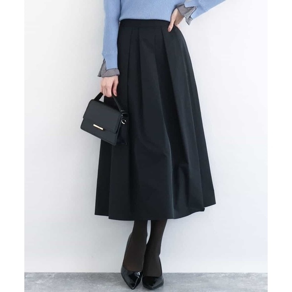 ロートレアモン デュクラス（LAUTREAMONT DE CLASSE）/ストレッチタフタ フレアスカート≪洗濯機で洗える≫ ストレッチタフタ フレアスカート≪洗濯機で洗える≫ | ロートレアモン