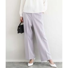 ダブルクロス セミワイドパンツ/セットアップ対応/洗える