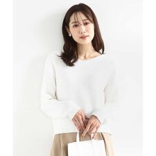 ツィーディーVネックニット/洗える