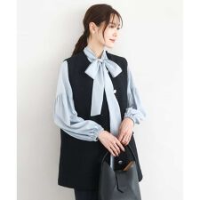 ツイードジレ/洗える