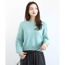 鹿の子編みニット/洗える