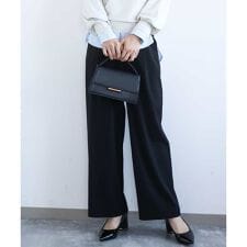 TRストレッチワイドパンツ/洗える