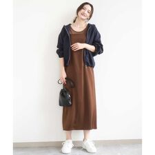 サテンキャミワンピース/洗える