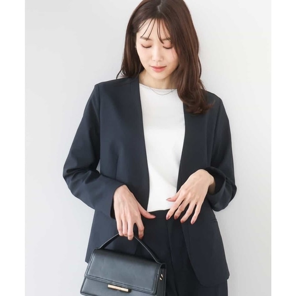 ノーカラージャケット (青色・ネイビー・ブルー系) の一覧 | マルイ