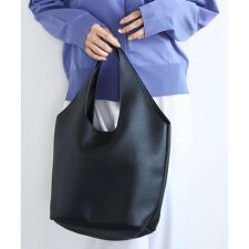 [A4収納可]リングチャーム付きトートバッグ