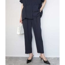 テーパードパンツ/接触冷感/UVカット/防シワ/通気性/洗える