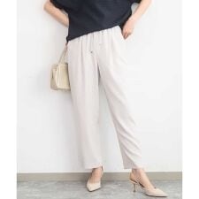 テーパードパンツ/接触冷感/UVカット/防シワ/通気性/洗える