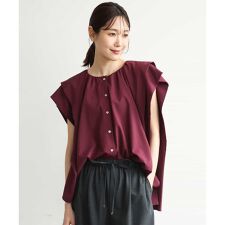 CATEGORY 七分袖 | 美品☆イークラットフリルデザイン 七分袖ブラウス