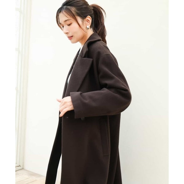 超軽量]エアリアルウール ダブルフロントチェスターコート | MK