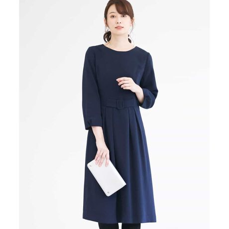 ウエストベルトフレアワンピース Mk ミッシェルクラン Mk Michel Klein Fuejj ファッション通販 マルイウェブチャネル