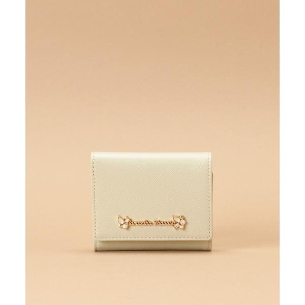 U2937*サマンサタバサ*牛革/レザー*ゴールドチェーン*南京錠*レディース*トートバッグ/ショルダーバッグ*肩掛け◎鞄*ペールピンク系 | [サマンサタバサプチチョイス] サイドハートモチーフ 長財布