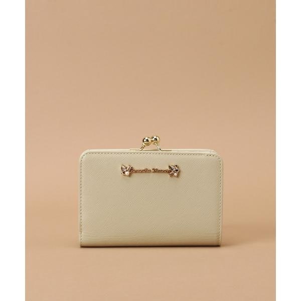 U2937*サマンサタバサ*牛革/レザー*ゴールドチェーン*南京錠*レディース*トートバッグ/ショルダーバッグ*肩掛け◎鞄*ペールピンク系 | [サマンサタバサプチチョイス] サイドハートモチーフ 長財布