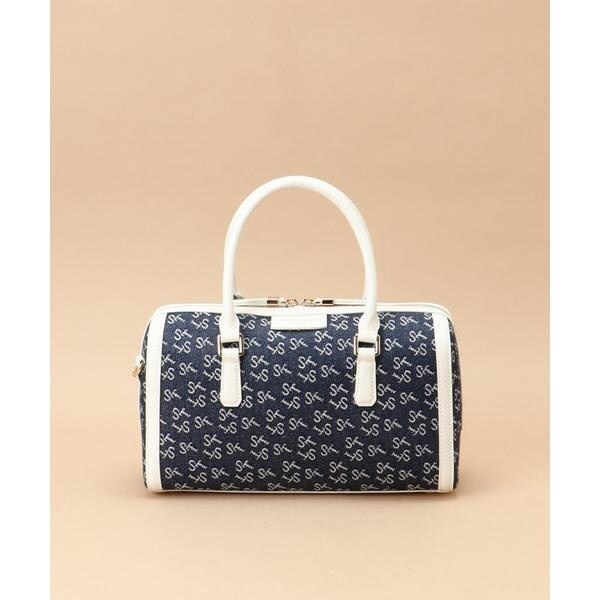 Denim ST Jacquard ボストンバッグ | サマンサタバサ(Samantha Thavasa