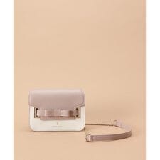 サマンサタバサ(Samantha Thavasa)のバイカラーエムシュシュ ショルダーバッグ 小サイズ